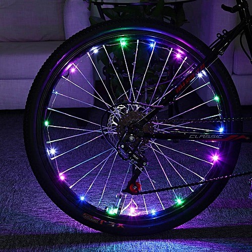 Ooit Voorrecht Onderdrukking LED fietswiel verlichting - 20 LED - RGB - PROLECH - de webshop voor mannen