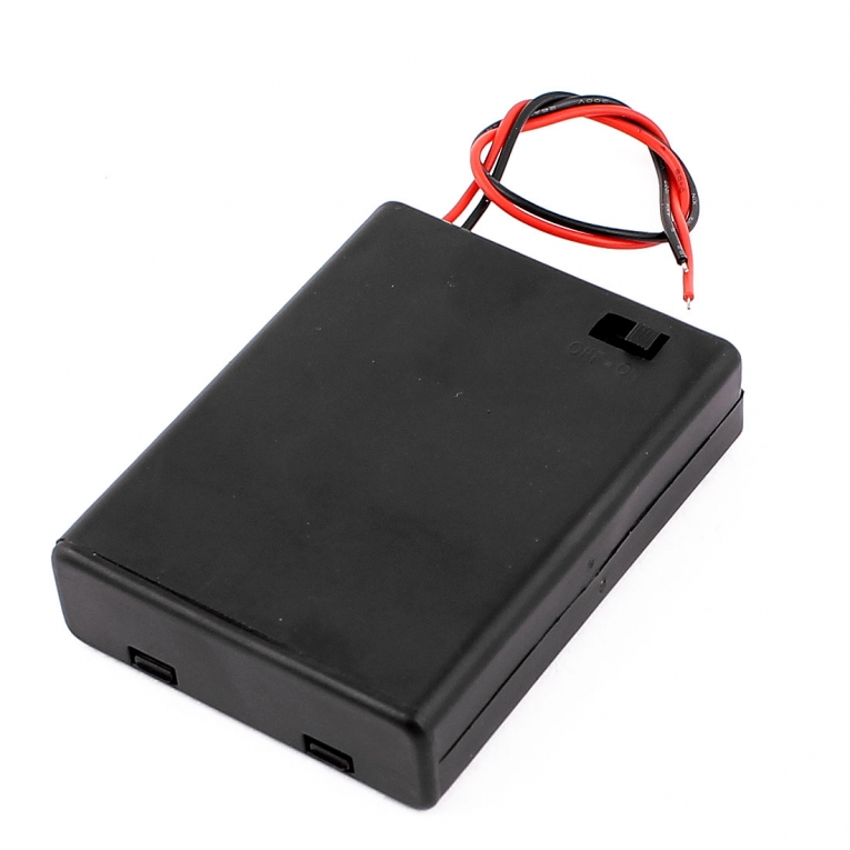 een Verbonden ingesteld Batterijhouder 3xAA - 4,5 Volt Output - Zwart - PROLECH - de webshop voor  mannen